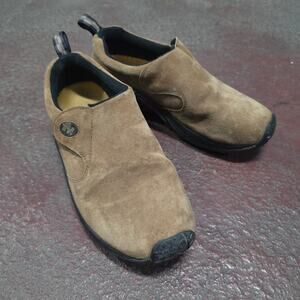 Merrell Women Jungle Moc Wrap Sandstone US 7.5 EU 38 brown slip on gorpcore EUC